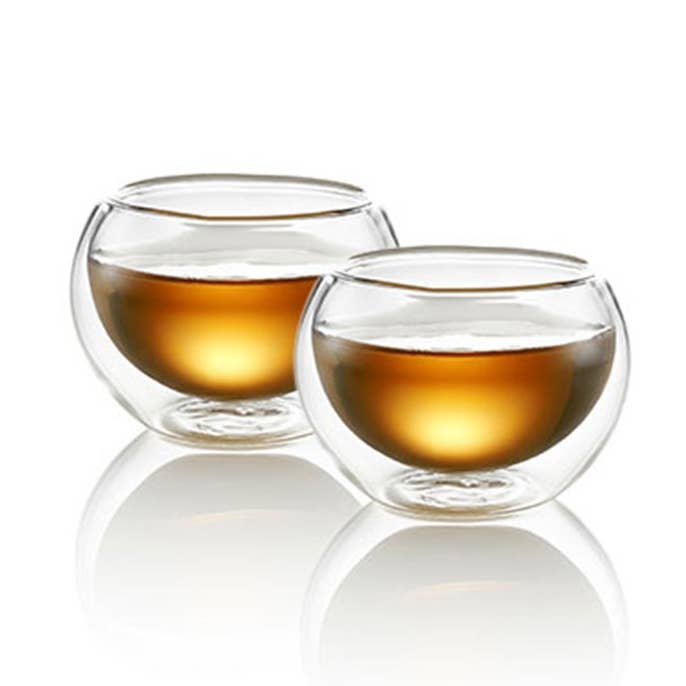 Dobbeltlags glas kopper 30 ml 2 stk for engroshandel hos Tea soul