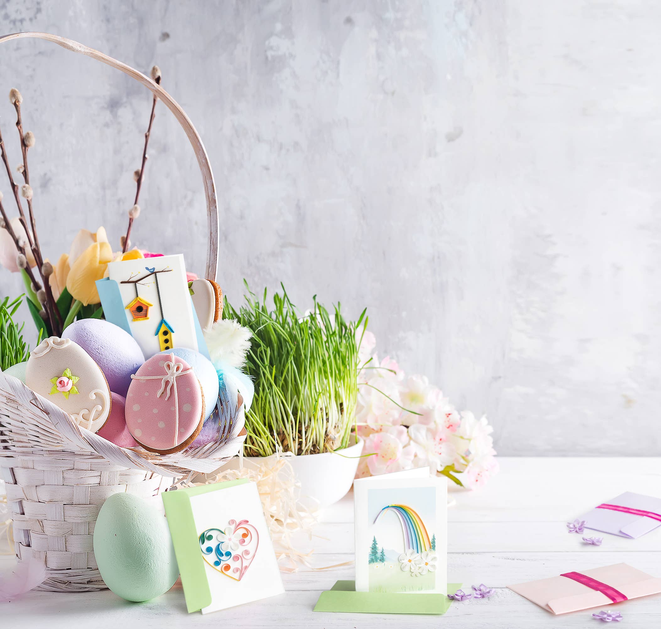 Quilling Card - Wholesale Love Card - Colorful Heart Gift Enclosure Mini Card2