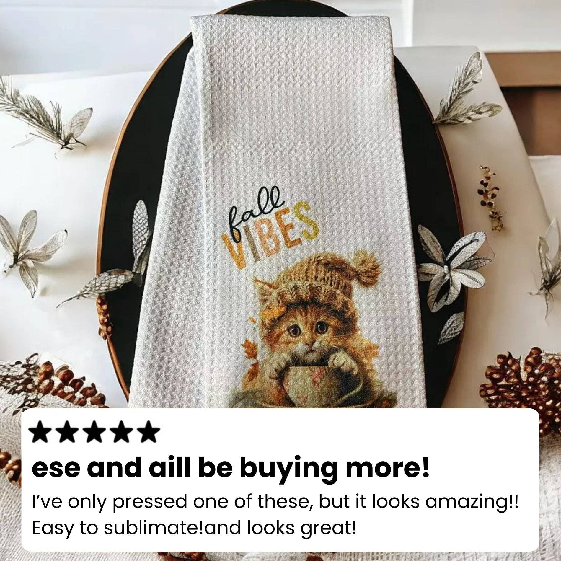 MakerFlo - Wholesale Tea Towel - Sublimation Kitchen Towel4