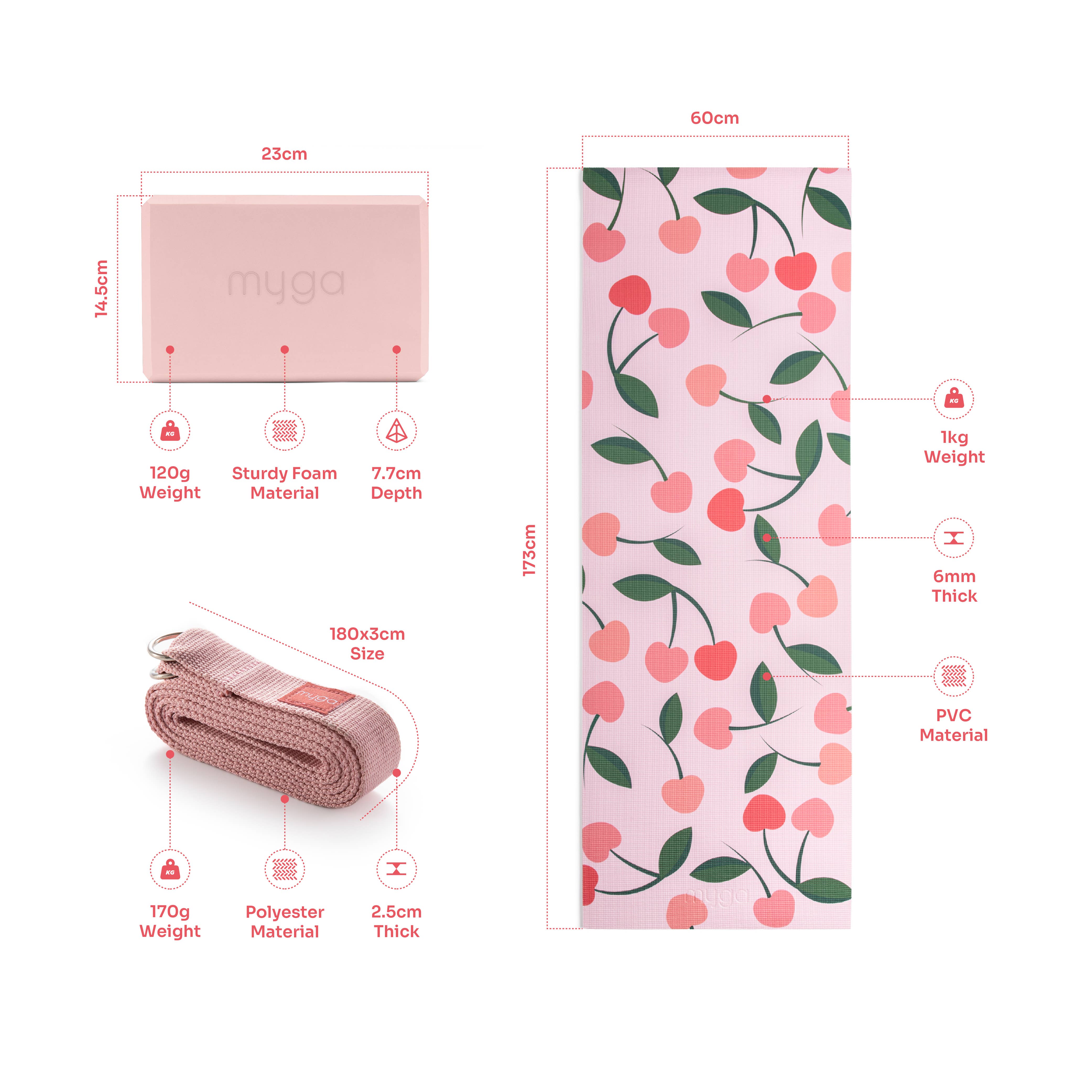 Myga - Wholesale Yoga Mat - Printed Yoga Starter Kits107