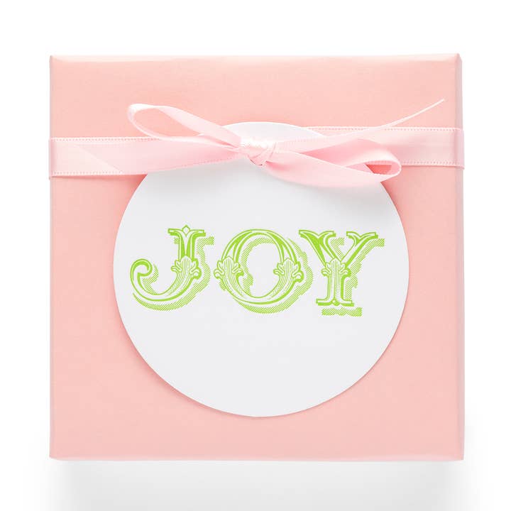 Etiquetas de regalo | Joy para venta al por mayor de Color Box Design & Letterpress