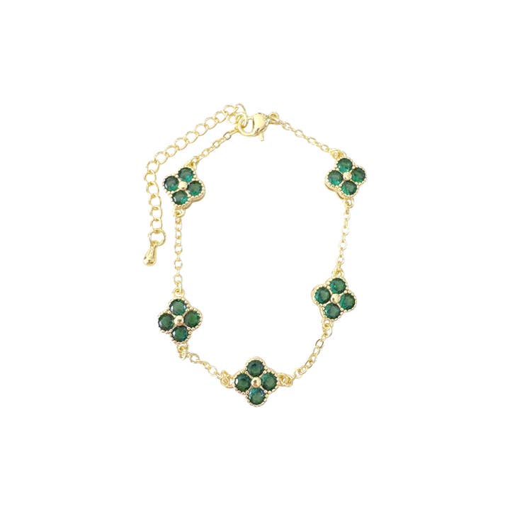 Gemelli - Wholesale Link & Chain Bracelet - Multi Clover Bracelet3