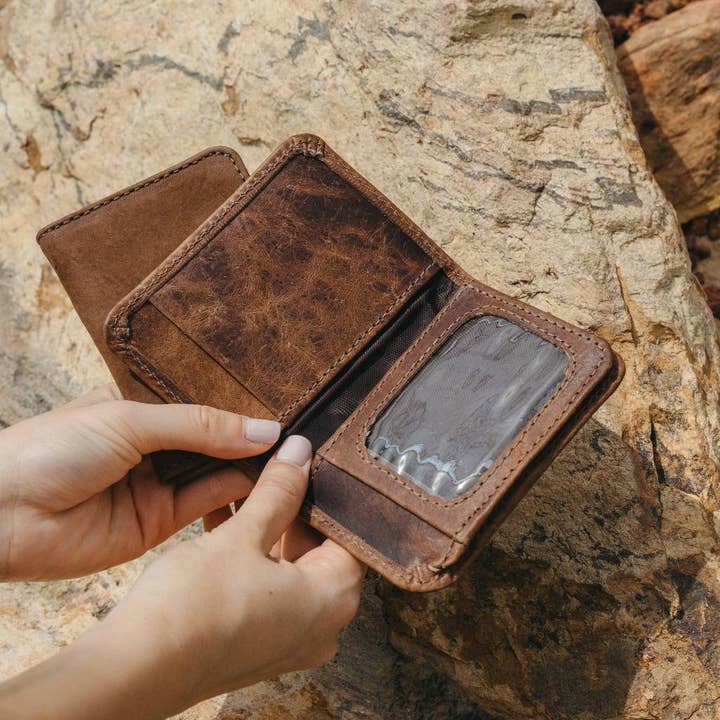 Atitlan Leather - Wholesale Wallet - Men's - Mens Leather Wallet with Coin Pocket and ID Window2