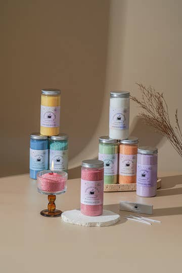 Nova Radiance Co. – Engroshandel Smeltevoks – Sandwax Lys Refill (8,0 oz) | Vanilje Sandeltræ4