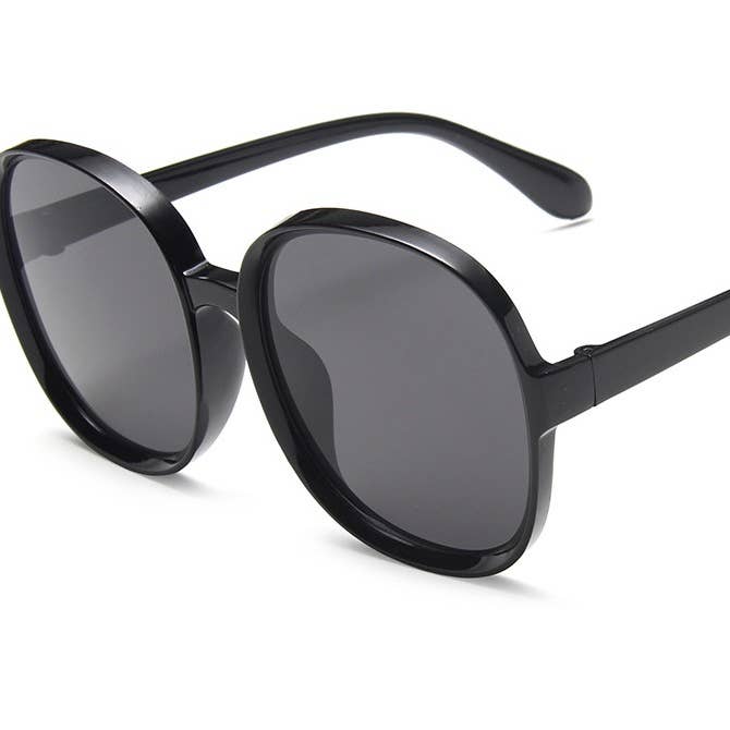 MKS America - Wholesale Sunglasses - Women's - Fashion big frame retro round frame sunglasses