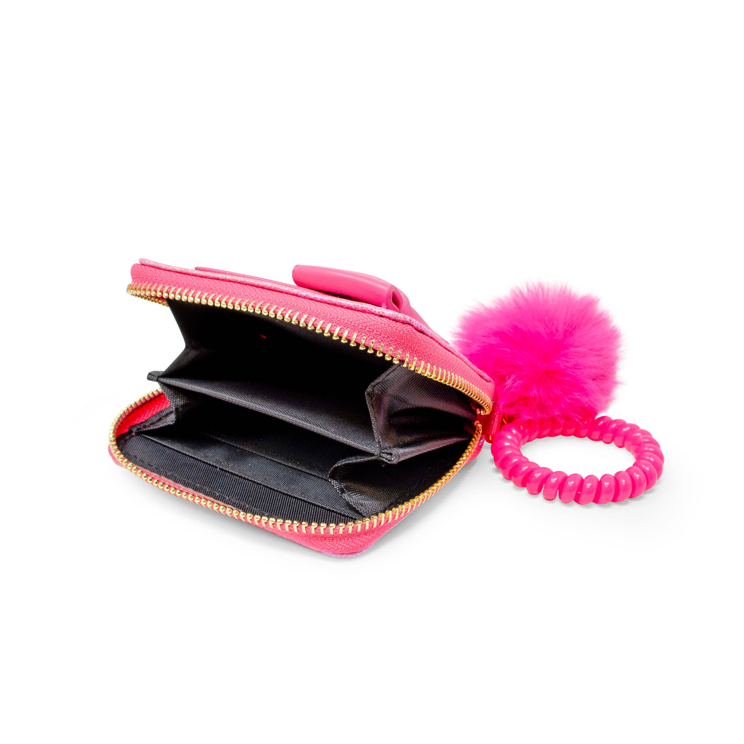 Tiny Treats and ZOMI GEMS - Wholesale Wallet - Kids - Shiny Jumbo Bow Spiral Strap Wallet4