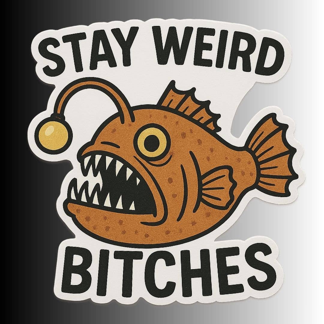 Slightly Askew Art - Wholesale Sticker - "Stay Weird Bitches" Sticker Variety Pack - 10 Designs6