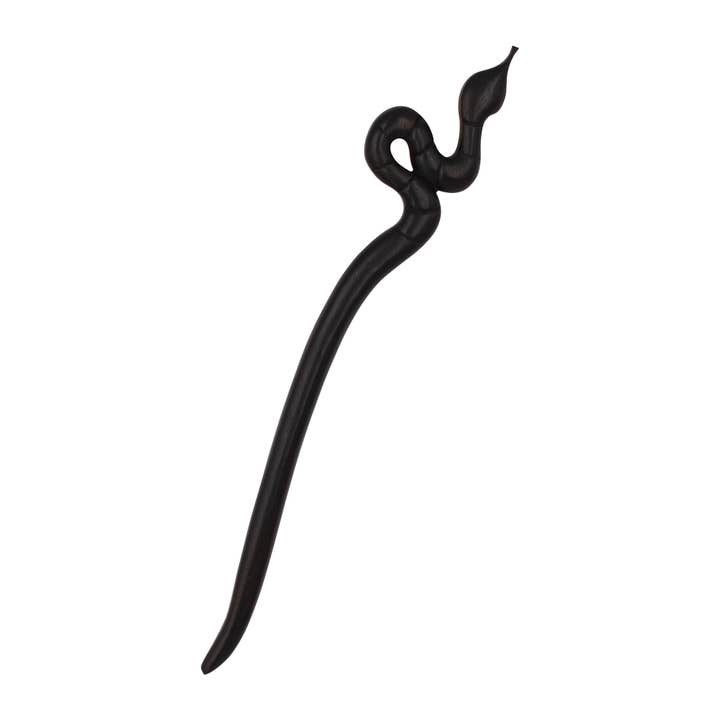 Real Sic - Vendita all'ingrosso Forcine per capelli - Bacchette in legno di sandalo, forcine per capelli, con serpente