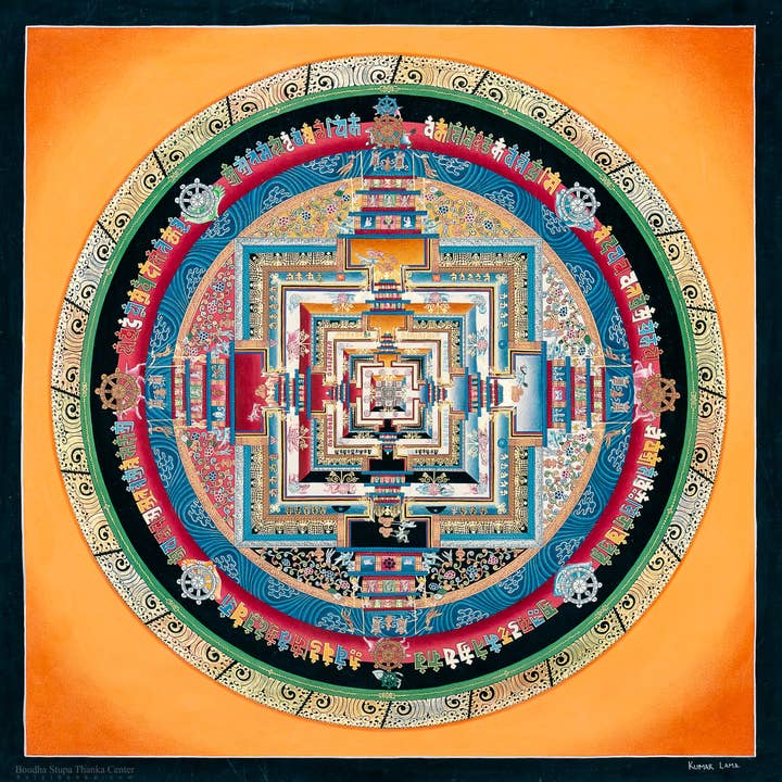 Kalachakra Mandala Thangka - Eine Vision spiritueller Kraft für den Großhandel von Boudha Stupa Thanka Centre