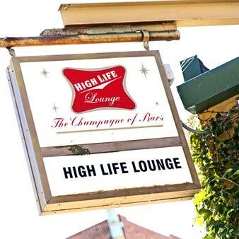 The High Life Lounge Coaster for wholesale by South Austin Gallery