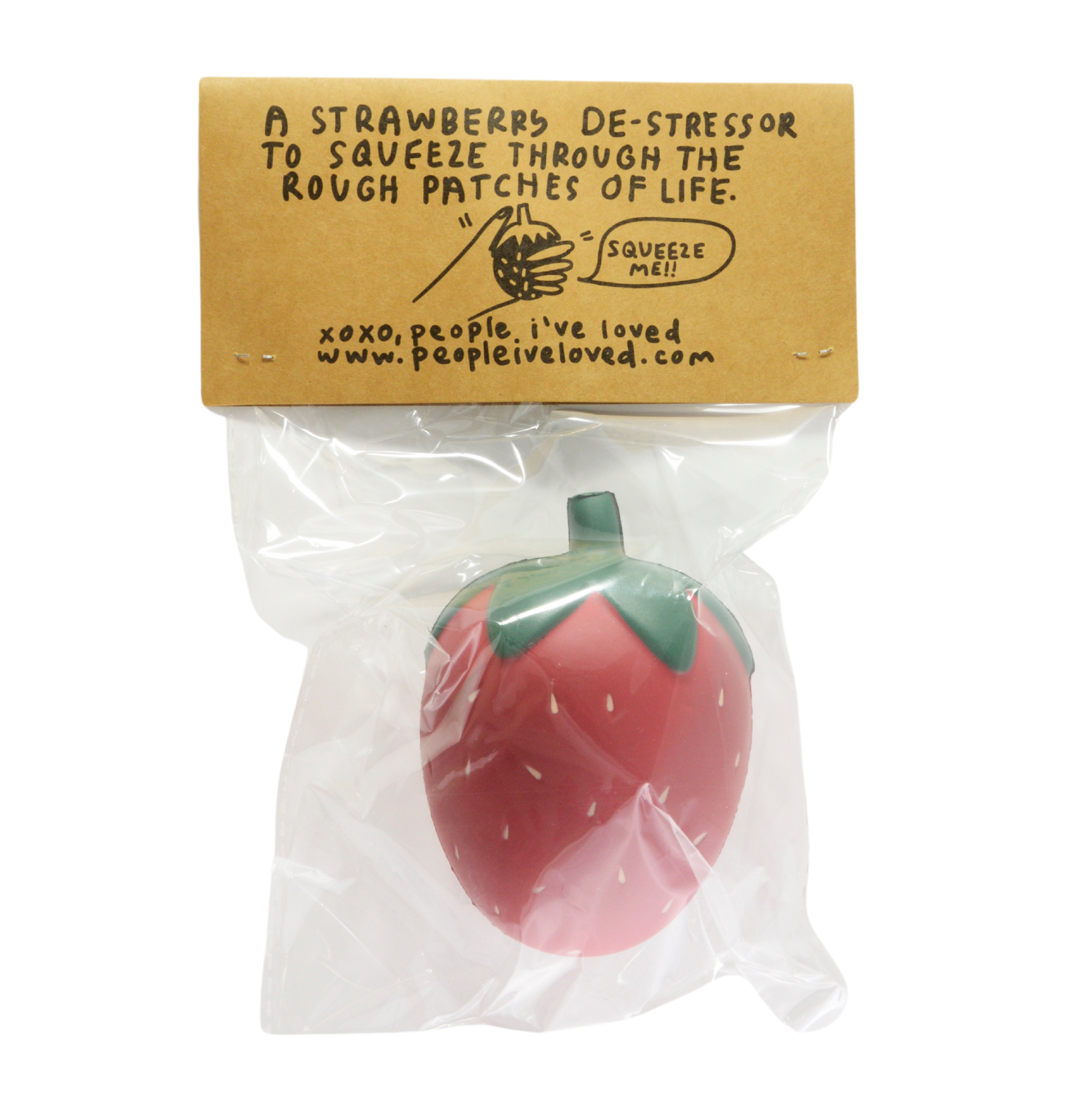 People I've Loved - Wholesale Stress Relief Ball/Dough - Strawberry Stress Ball5