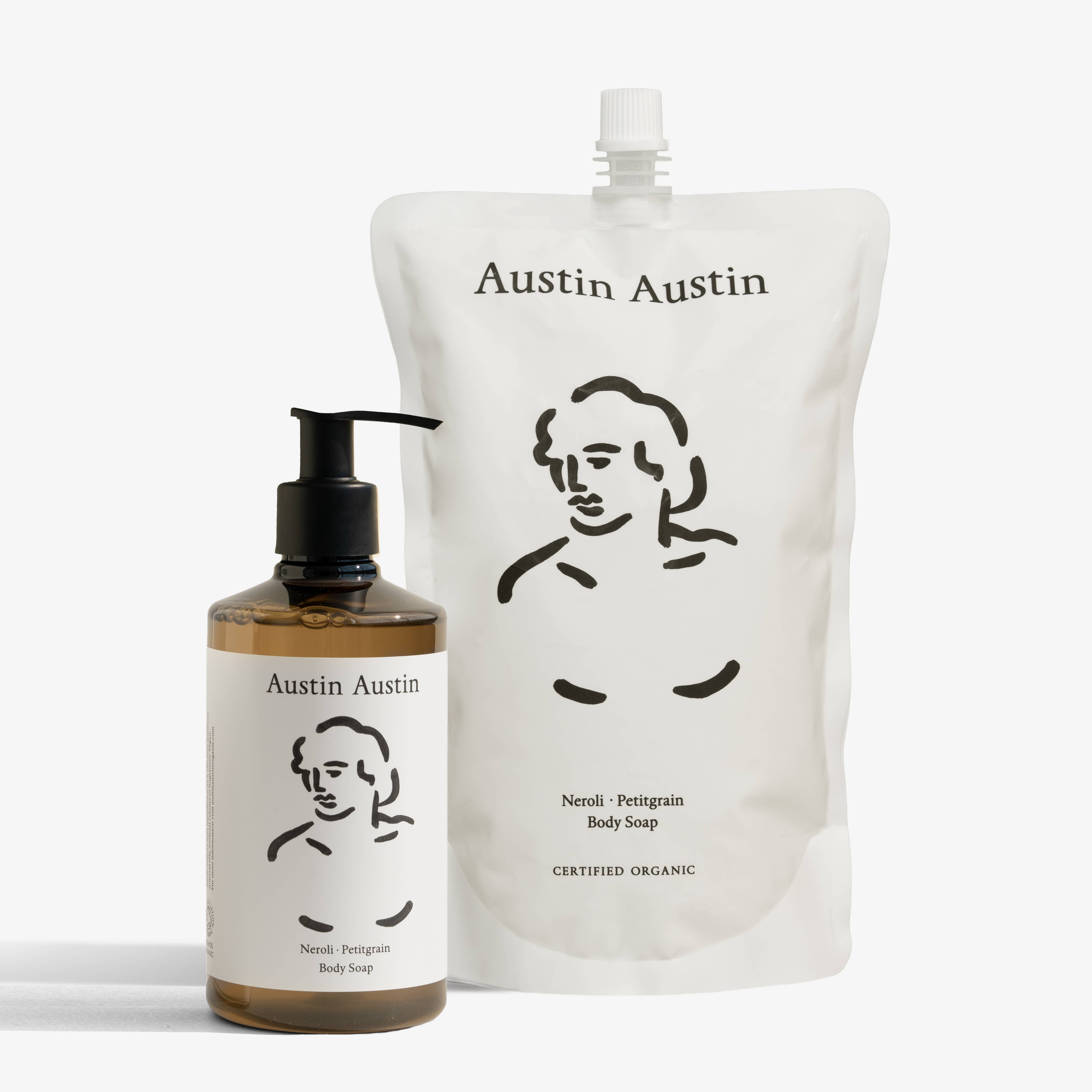 Austin Austin - Wholesale Body Wash/Shower Gel - Neroli & Petitgrain Body Soap Refill2