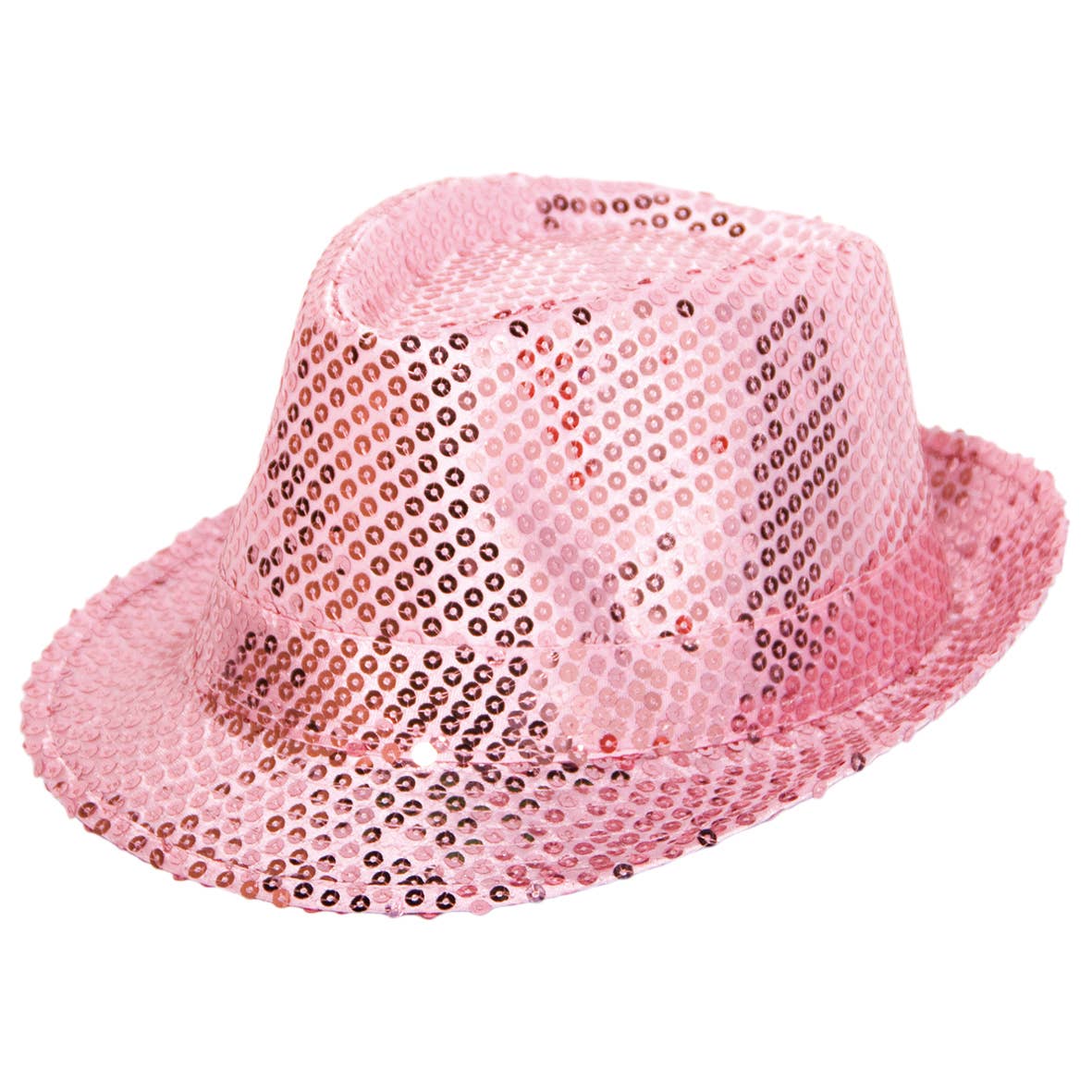 Rosa Trilby rosa con glitter in vendita all'ingrosso su Faire0