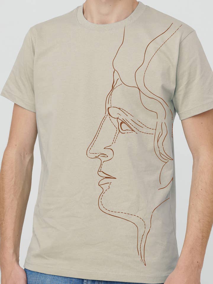 T-SHIRT IDEAL BEAUTY I CREME voor wholesale door inspira