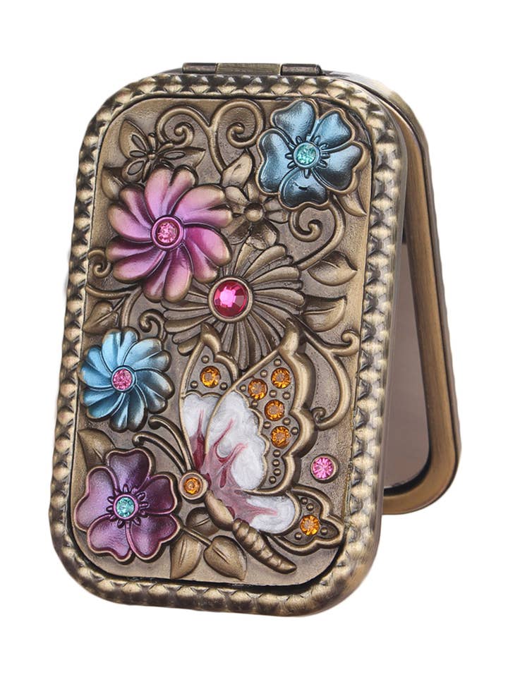 Blumenschmetterling Tragbarer Klappspiegel M0418 für den Großhandel von Ole