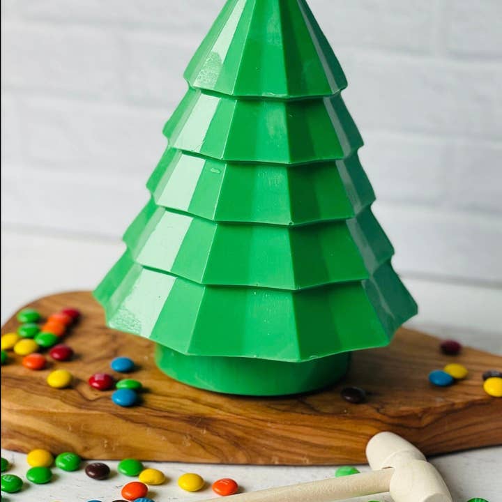 Chocolates Unlimited by Denise - Wholesale Chocolate - Breakable Chocolate Christmas Tree