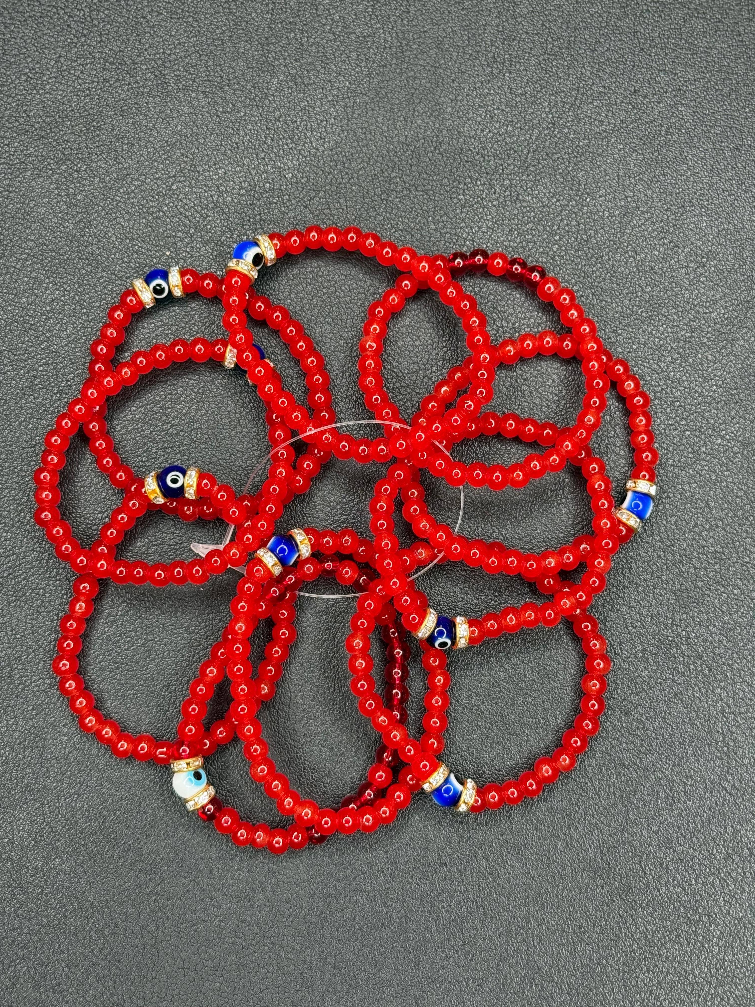 Loli - Vente Bracelet de perles – enfant - Bracelet Élastique pour Enfants avec Perles Œil Maléfique - Pack Simple & Packs Mixtes2