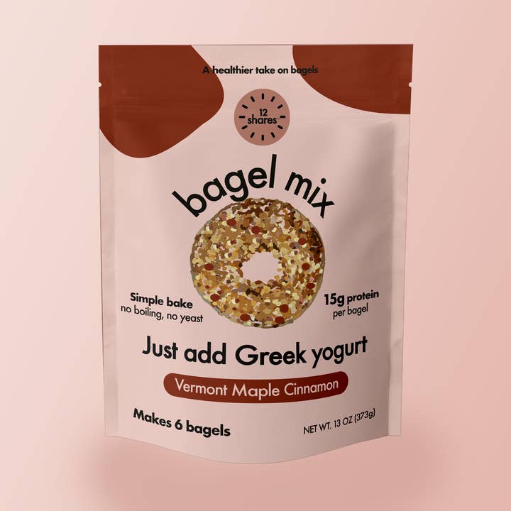 Vermont Maple Cinnamon Bagel Mix - JUST ADD GREEK YOGURT for wholesale by 12shares