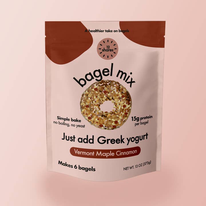 Vermont Maple Cinnamon Bagel Mix - JUST ADD GREEK YOGURT for wholesale by 12shares