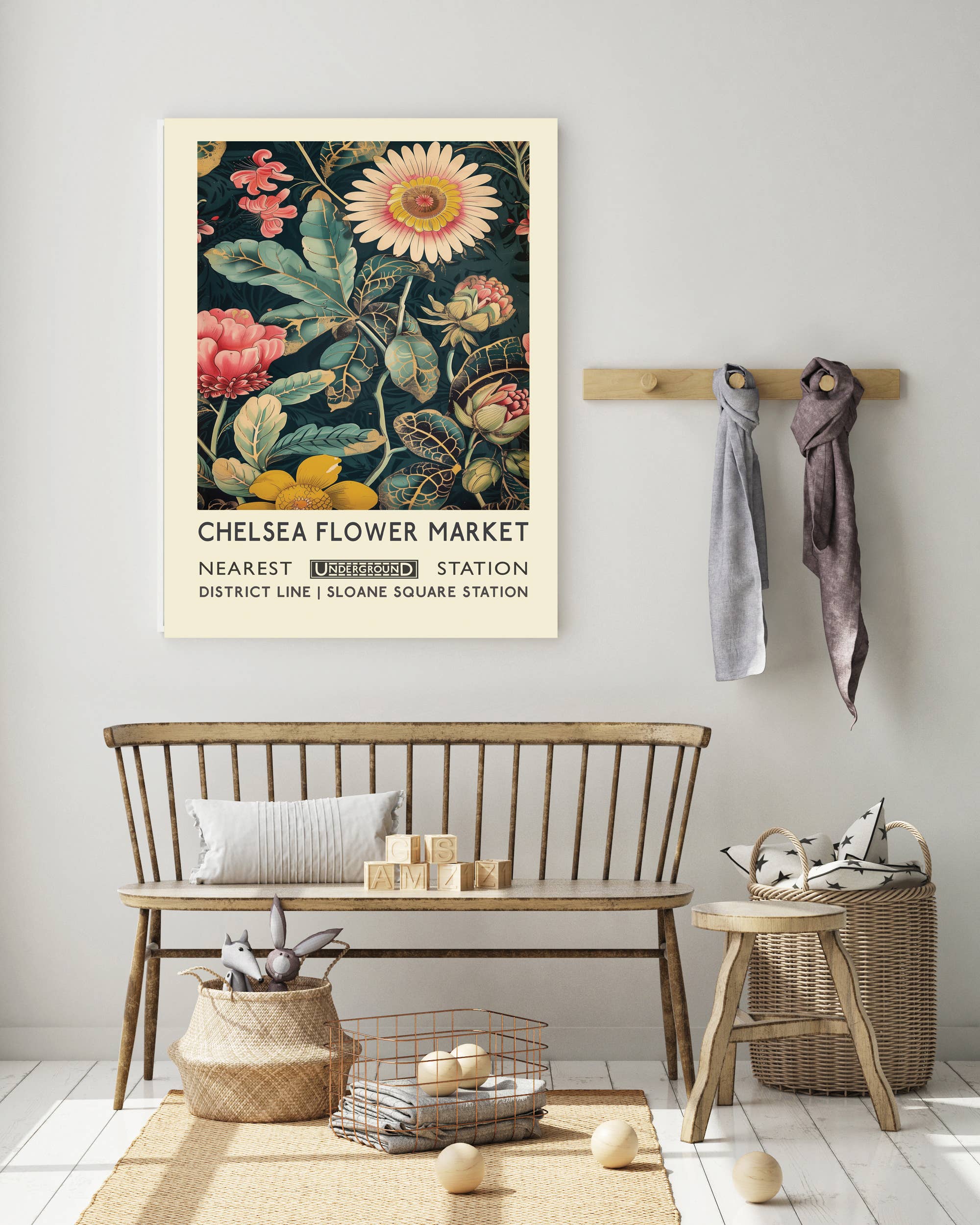 Kumo Art Prints - Wholesale Art Print - Chelsea London Flower Market Art Print  1