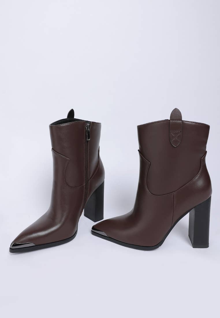 Rag Company - Wholesale Booties - Women's - Hatter Pointed Toe Faux Leather Boots16