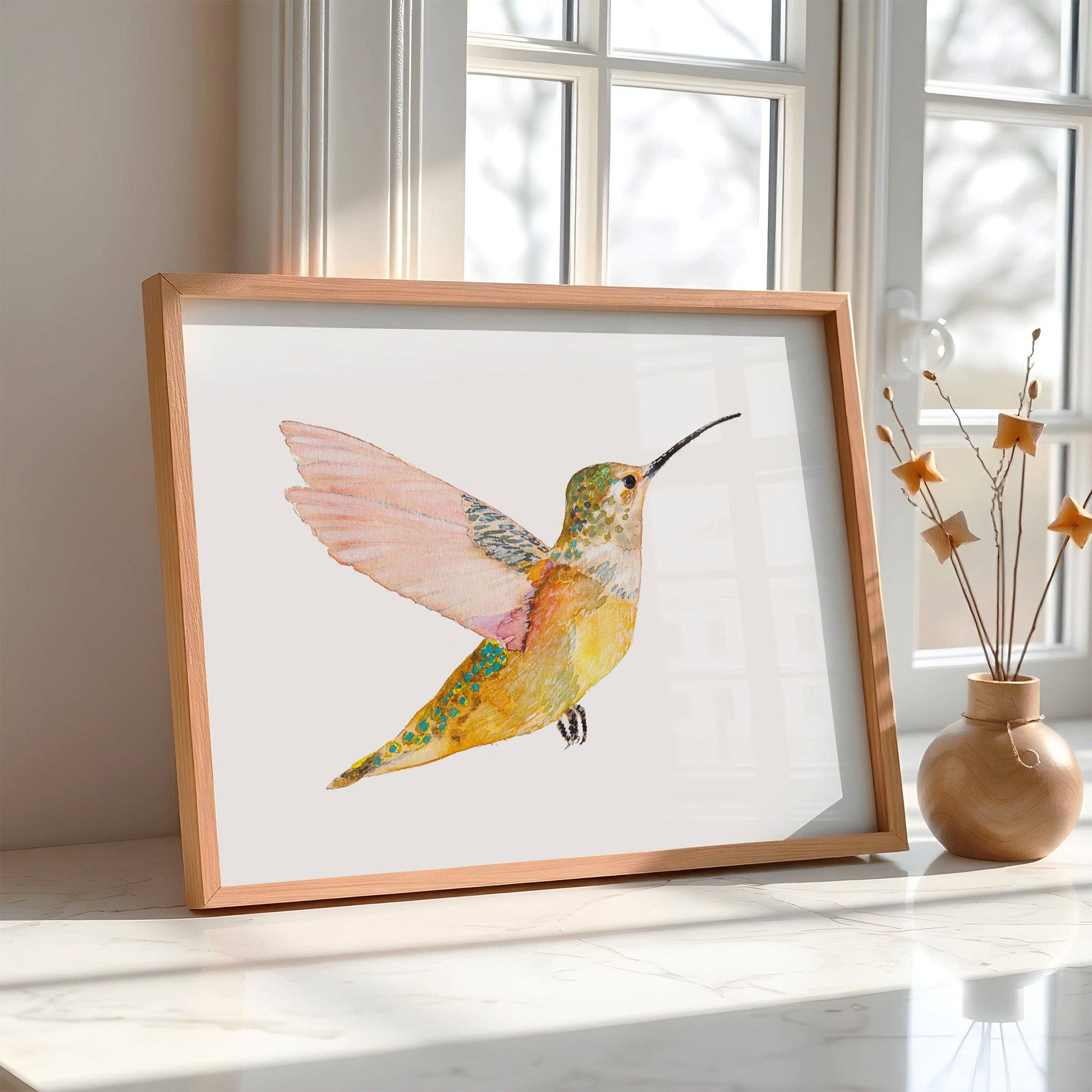 Snoogs & Wilde Art – wholesale Art print – Rufous Hummingbird2