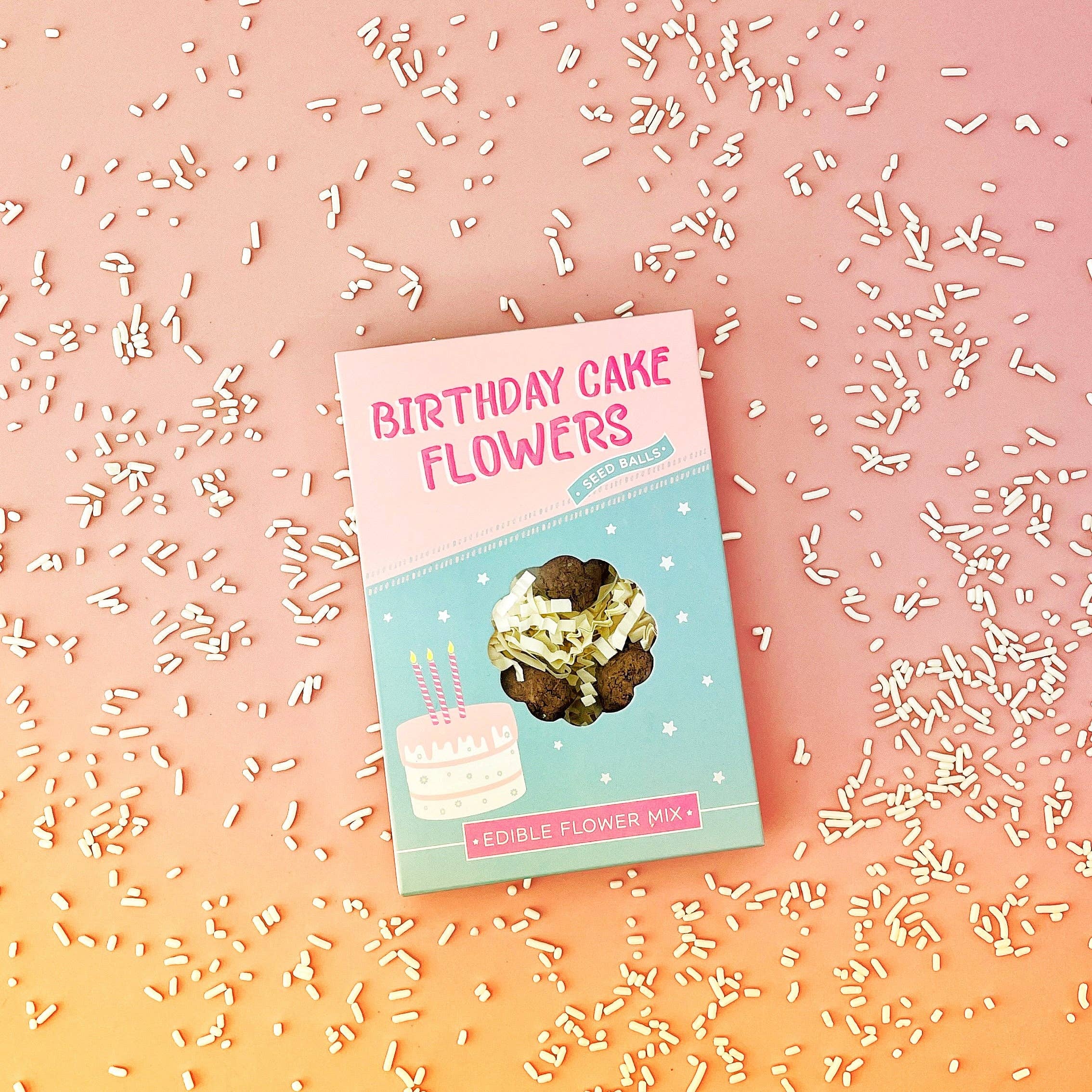 Sow the Magic – wholesale Plant seeds – Birthday Cake Seed Ball Gift Box1