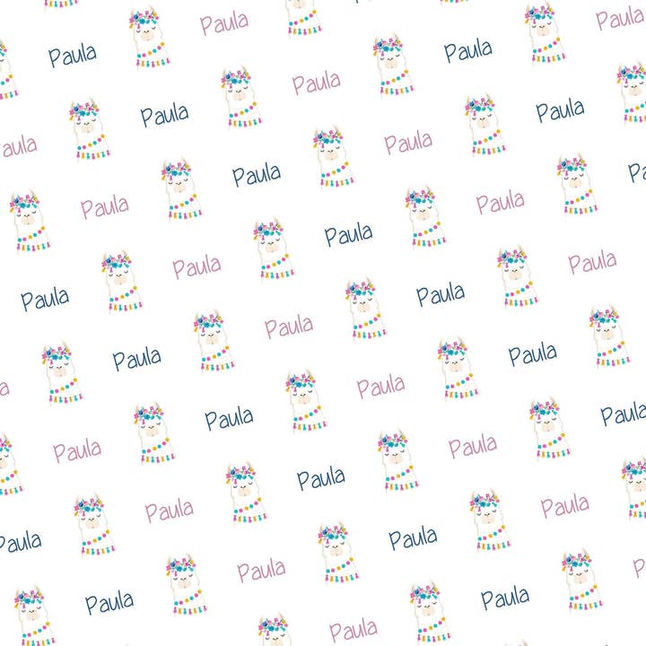 Lenço de papel personalizado de lhama por atacado de Potter's Printing