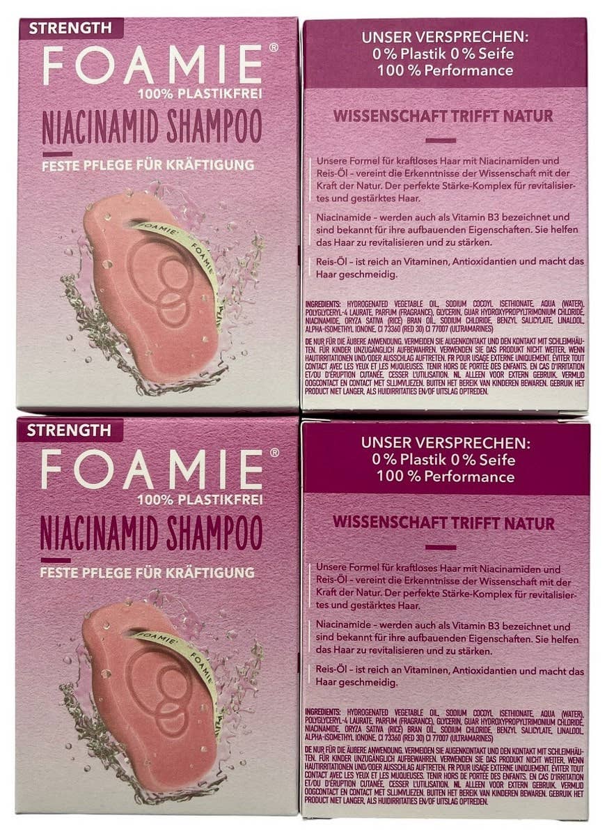 Salzmann Restwaren GmbH - Wholesale Shampoo Puck/Solid Shampoo - Foamie Niacinamide Shampoo solid, hair care, shampoo bar2