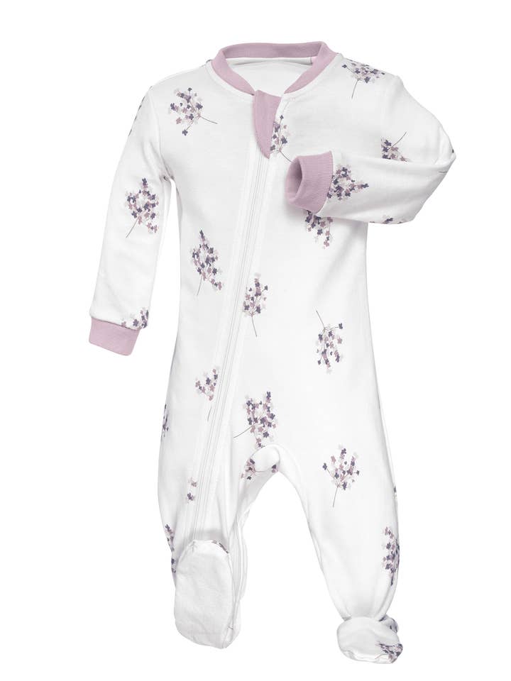 Spring Blossom - Babysuit - Footed for wholesale by ZippyJamz