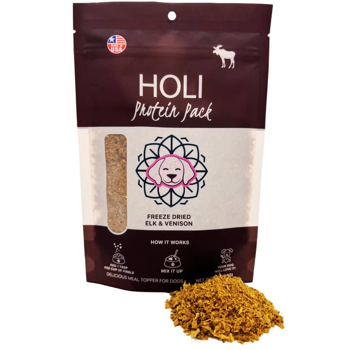 HOLI - Wholesale Pet Food - Dog - Elk & Venison Dog Food Topper