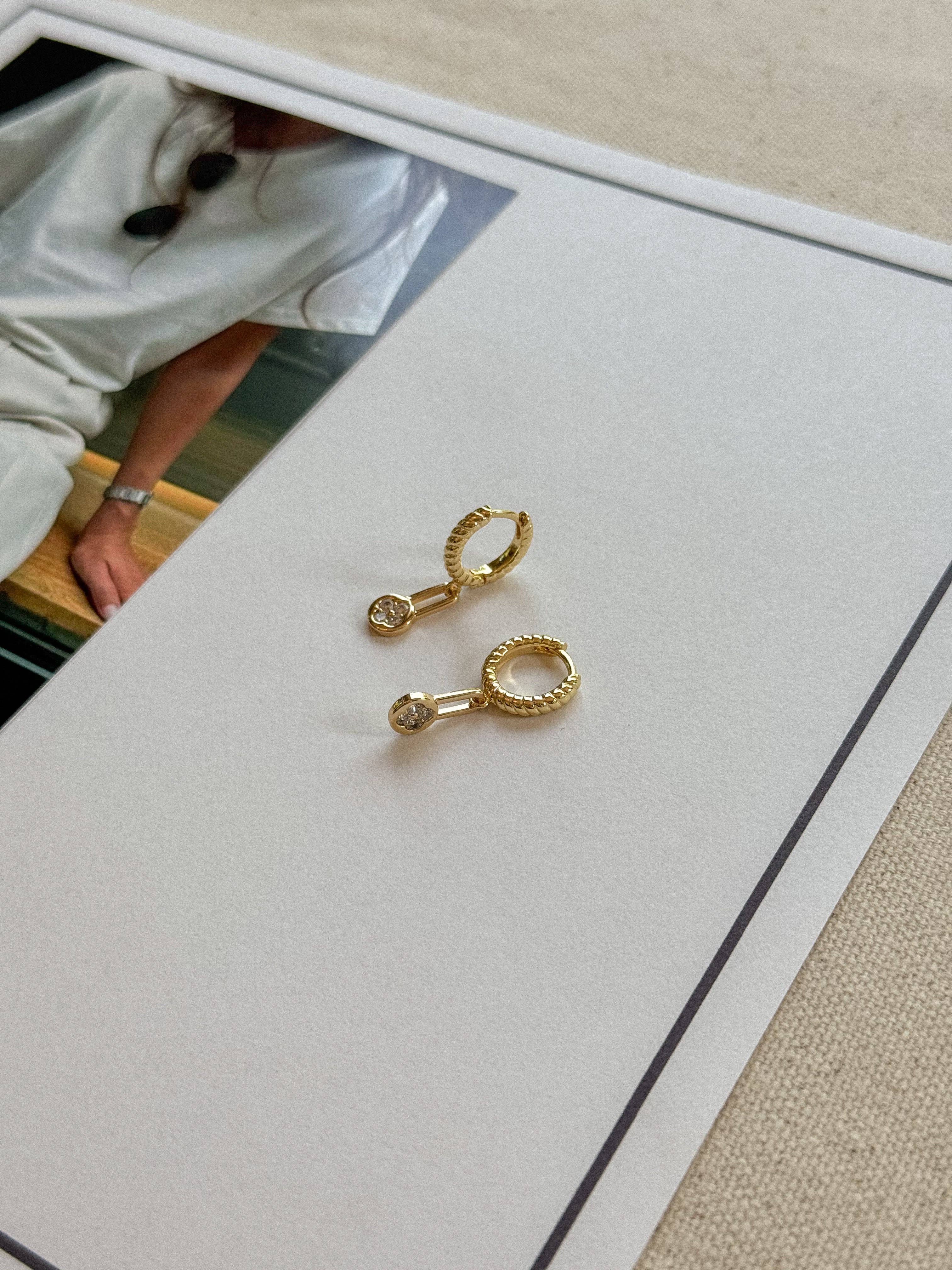 Hoft Studio - Wholesale Huggie Earrings - Whitley Drop Huggies1