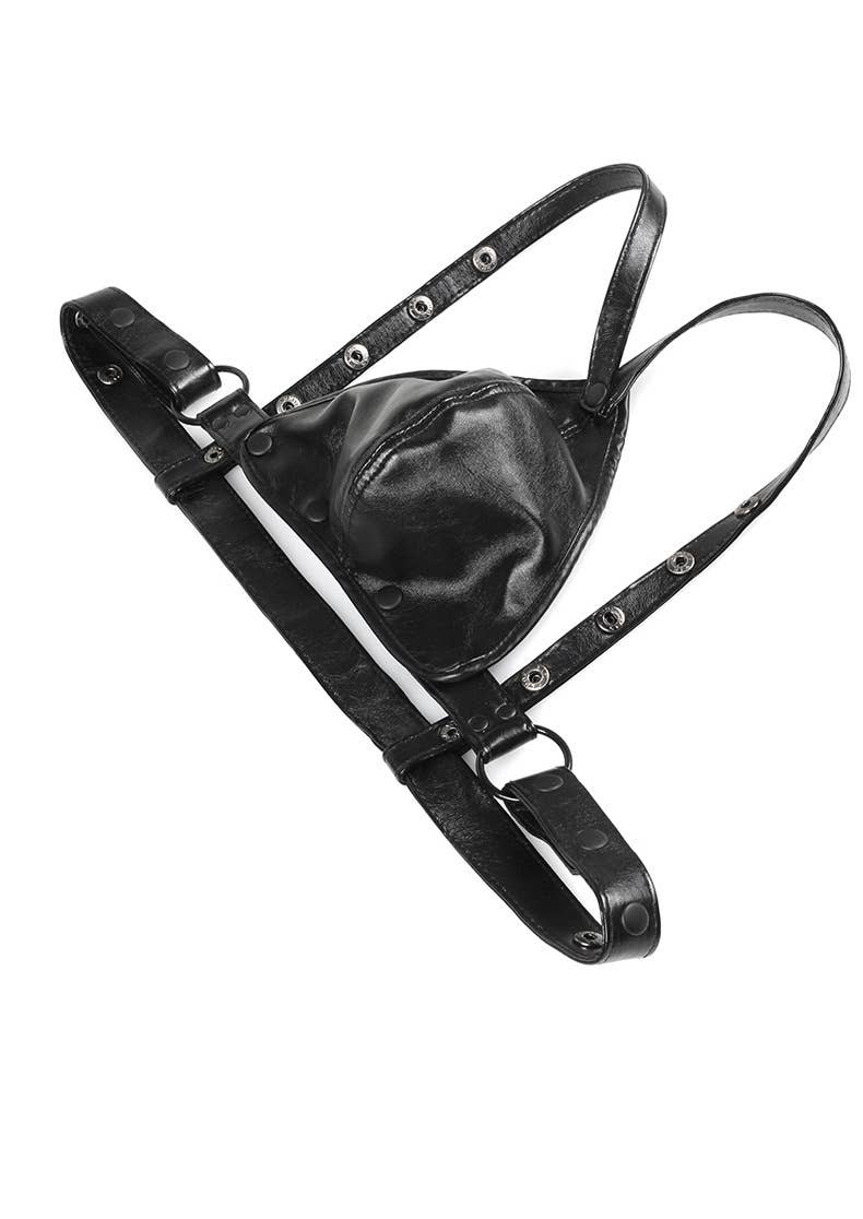 Sort Herrebukser i punkstil med læderundertræk for engroshandel på Faire2