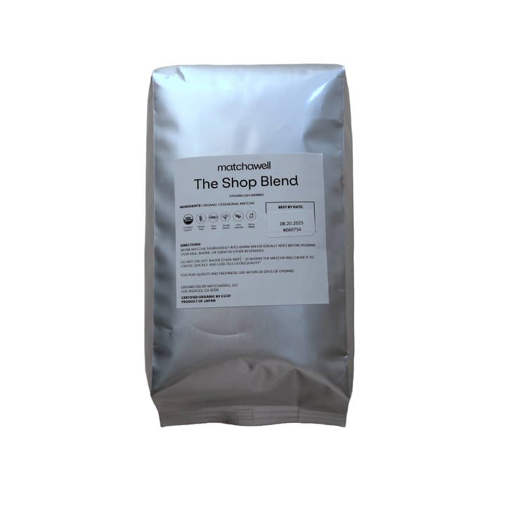 matchawell - Wholesale Loose Tea - The Shop Blend, Organic Ceremonial Grade Matcha