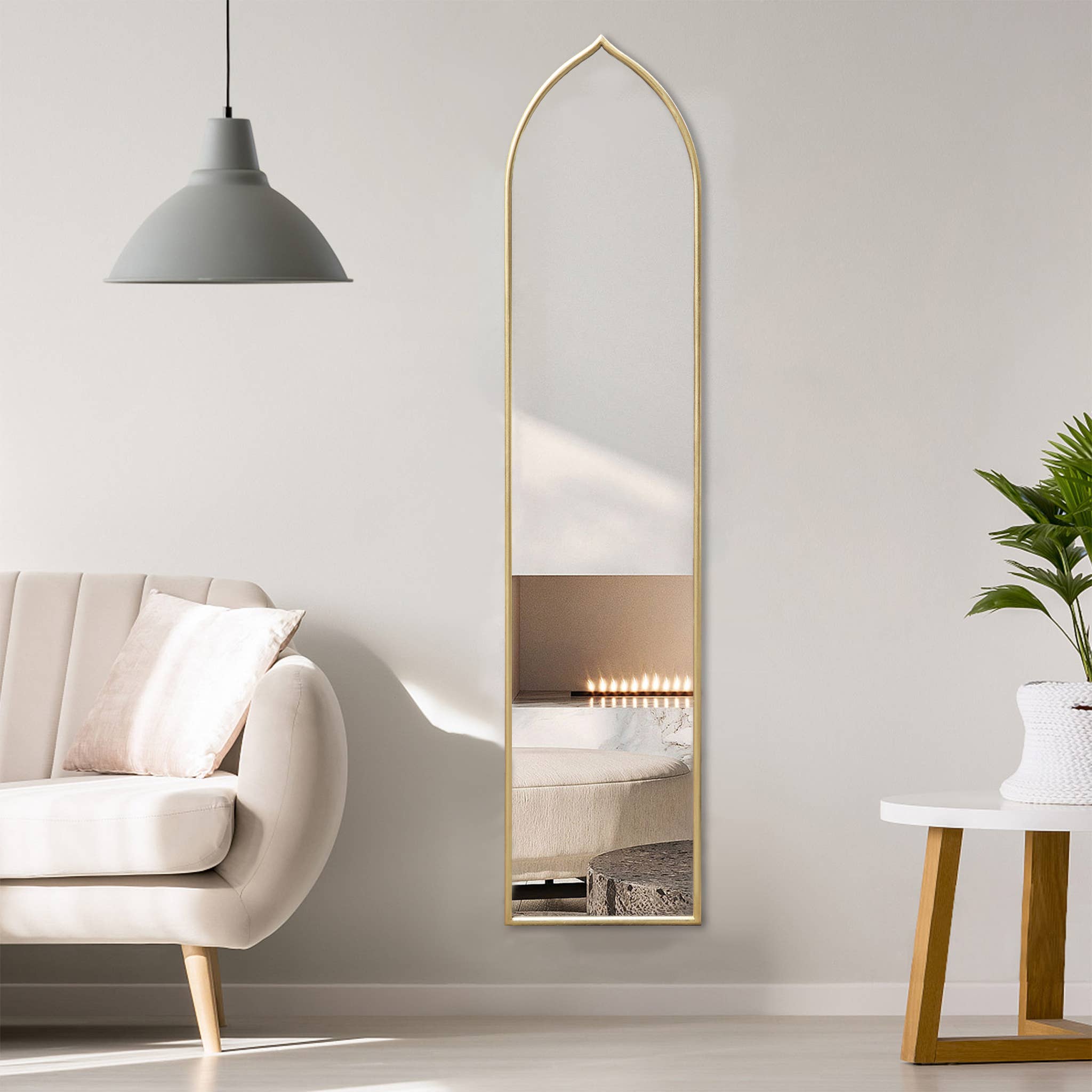 Paris Loft Inc - Venta al por mayor Espejos de pared - Espejo de Cuerpo Entero Extra Grande con Marco de Metal4