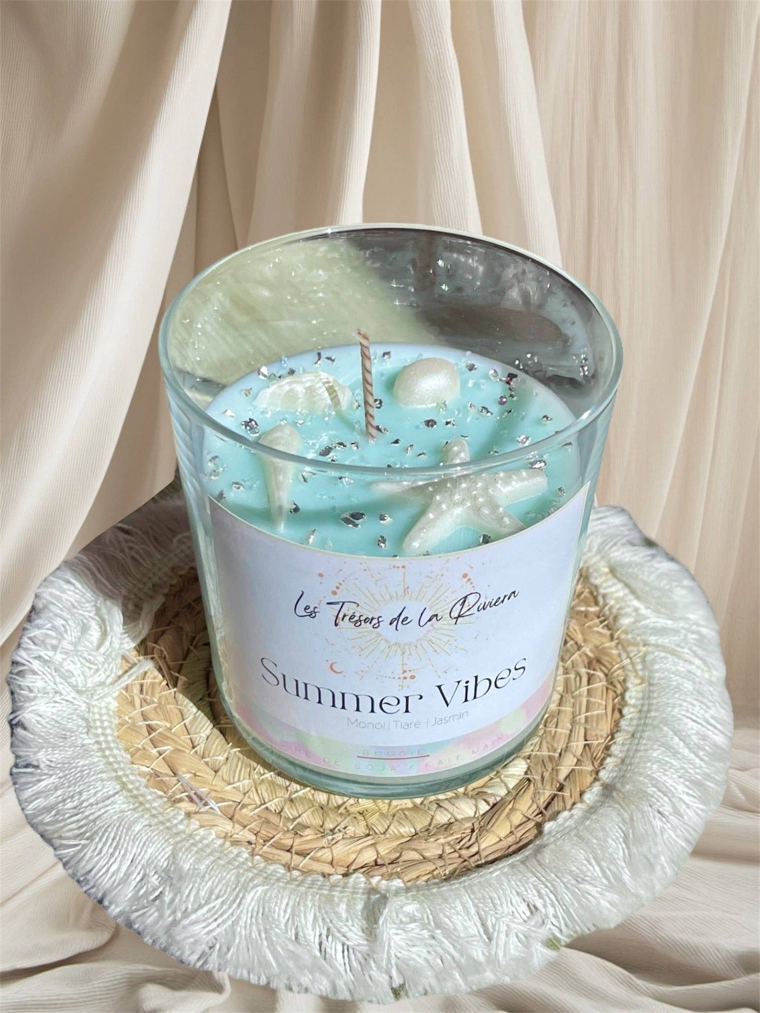 Les Trésors de la Riviera - Wholesale Jar/Filled Candle - AMBIANCE D'ÉTÉ