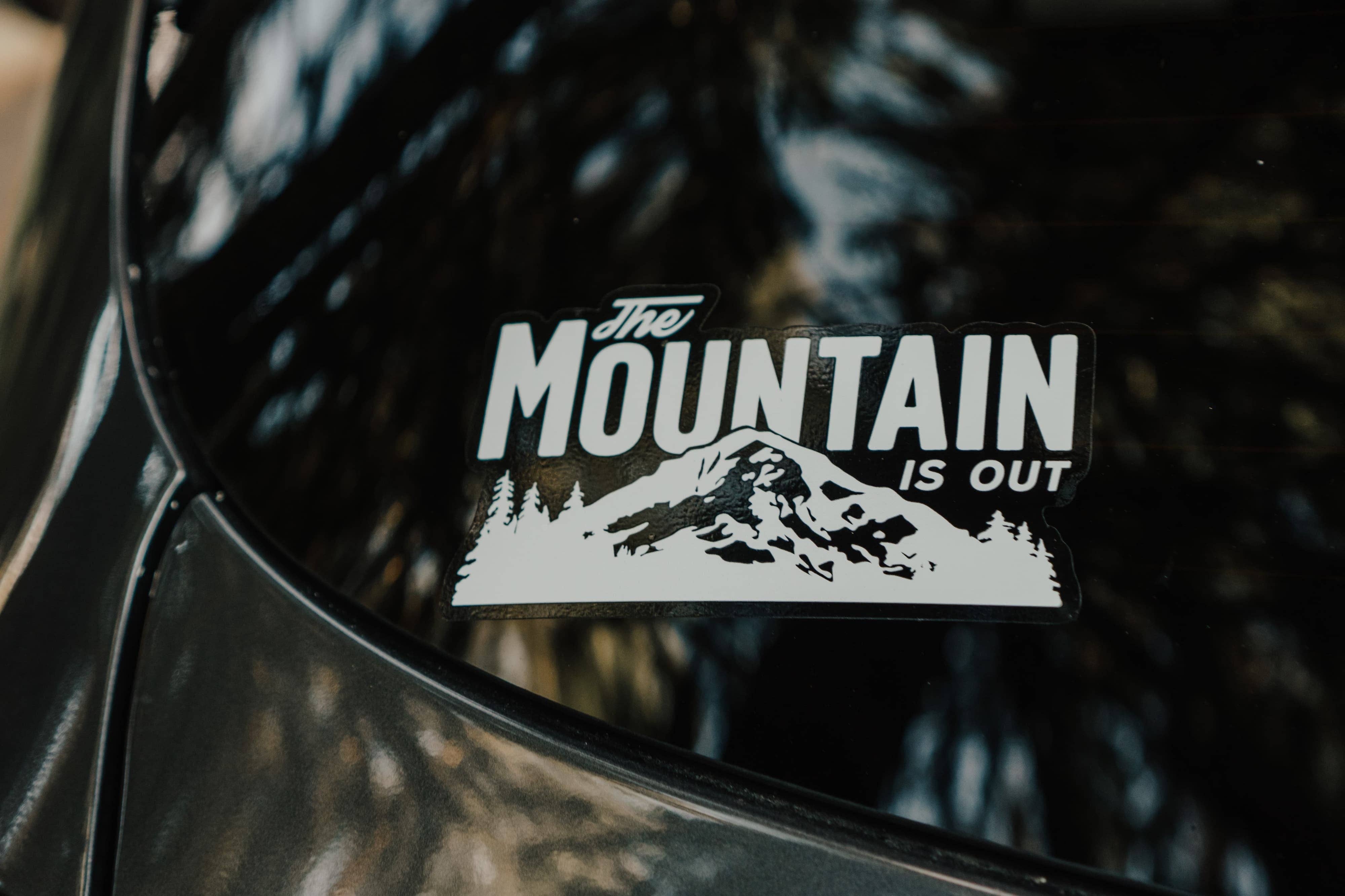Rainier Watch Supply Co - Wholesale Sticker - The Mountain Is Out Sticker1