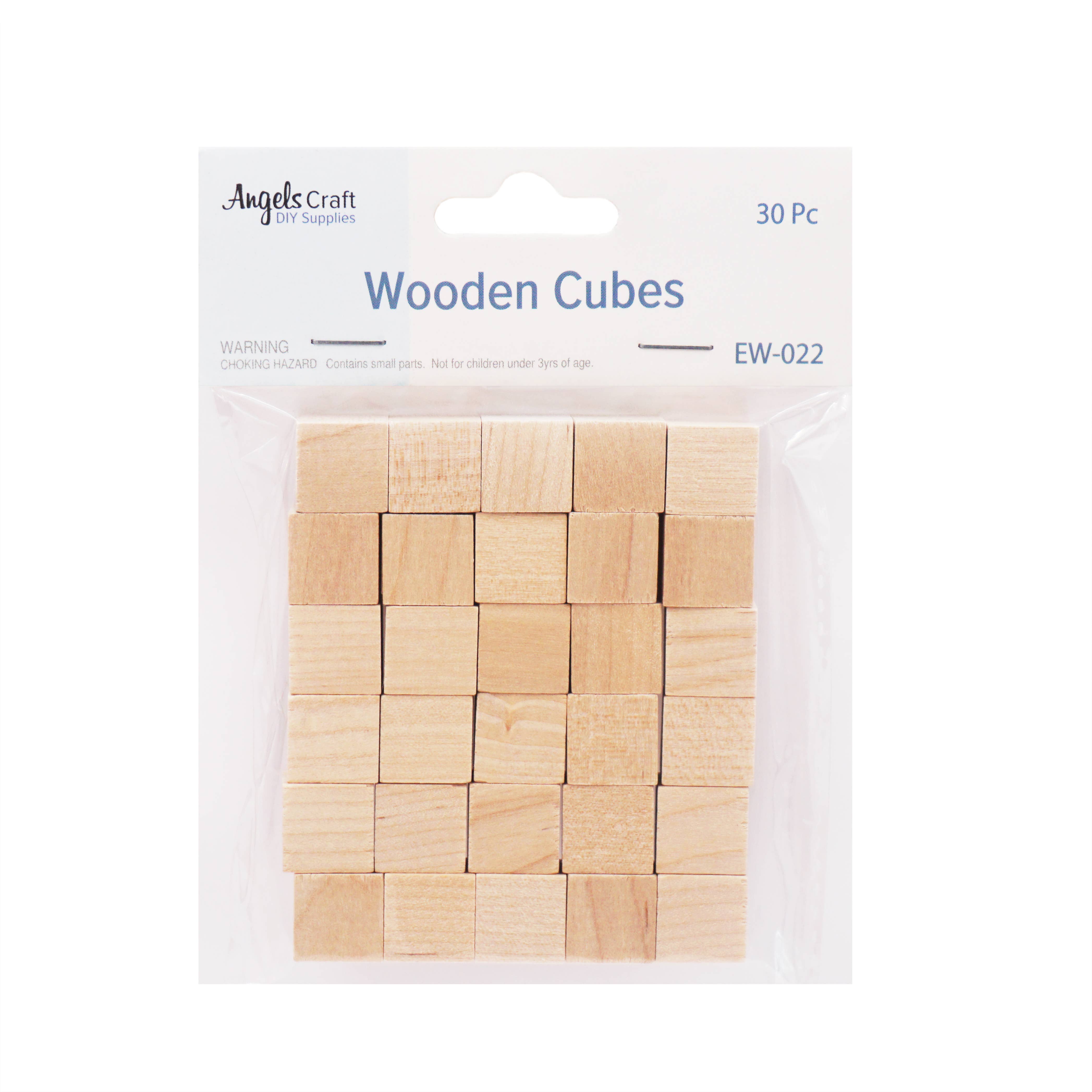 Angels Craft – Engroshandel Håndværk forsyninger – Træterninger 15mm, 30-ct1