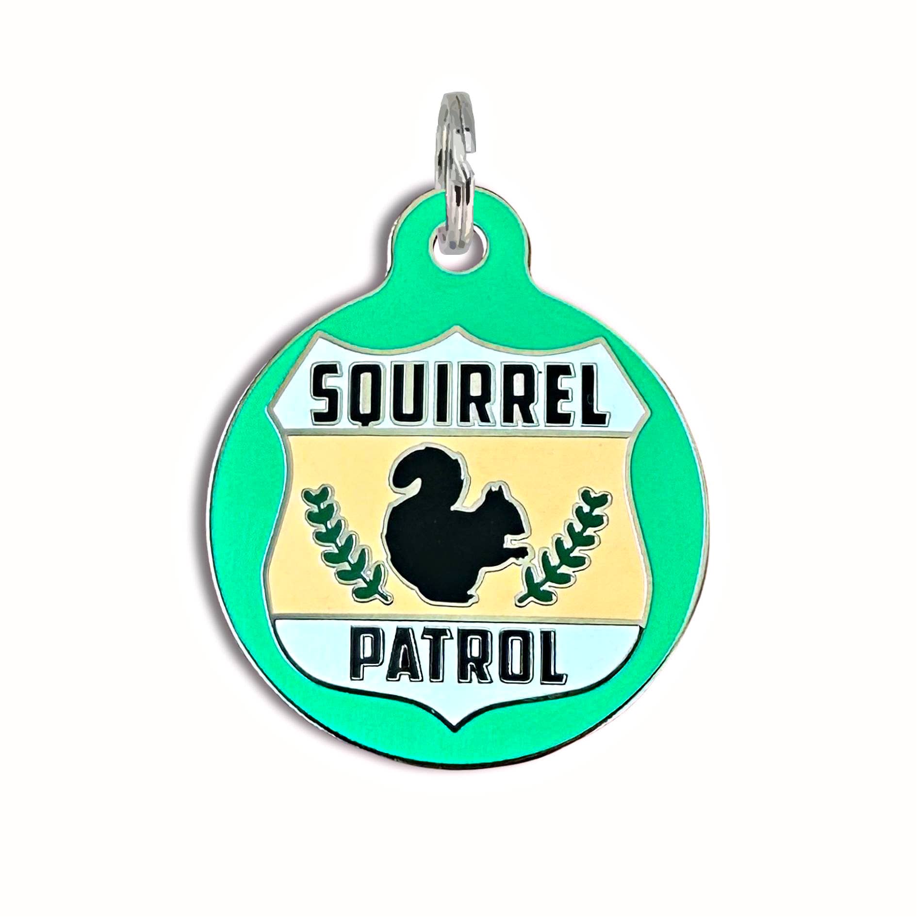 Bad Tags - Wholesale Pet Identification Tag - Dog - Dog ID Tag with Personalized QR Code - Squirrel Patrol1