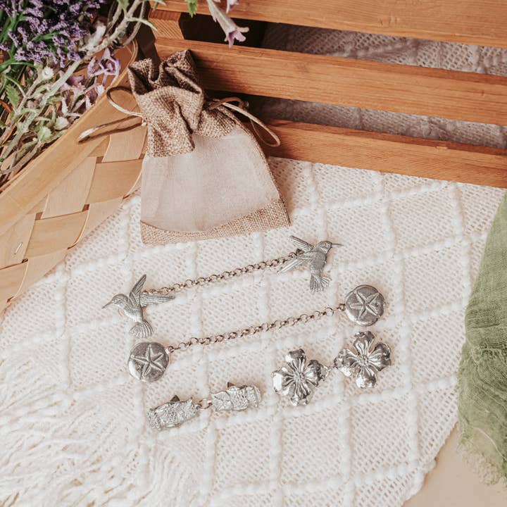 House of Morgan Pewter - Wholesale Brooch - Custon Sweater Clip - Shawl Clasp - Select your Design5