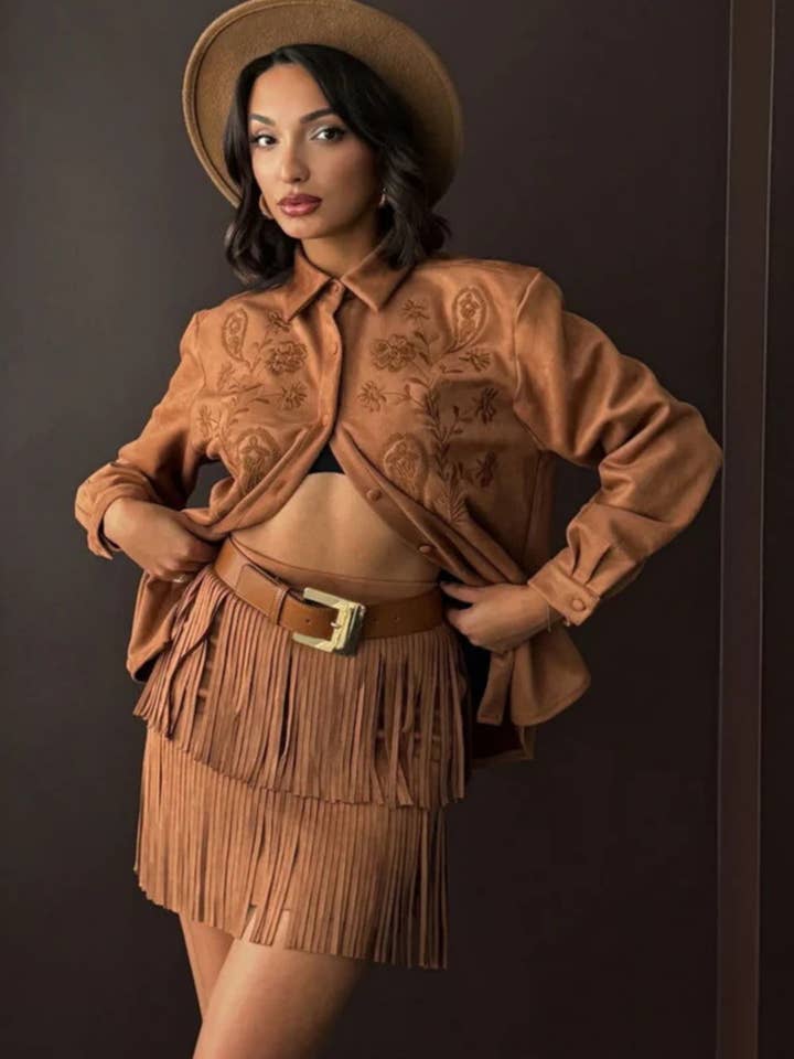 Falda de Ante de Vaquera para venta al por mayor de My 9Teen