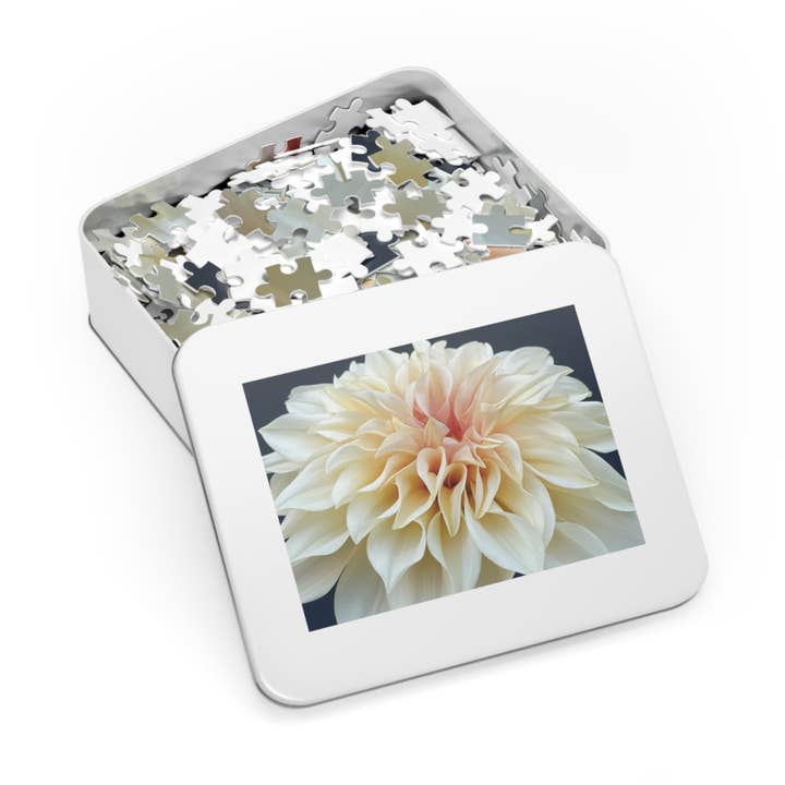 Puzzle Dahlia « Café au Lait » (500 pièces) pour la vente par Duck Petals
