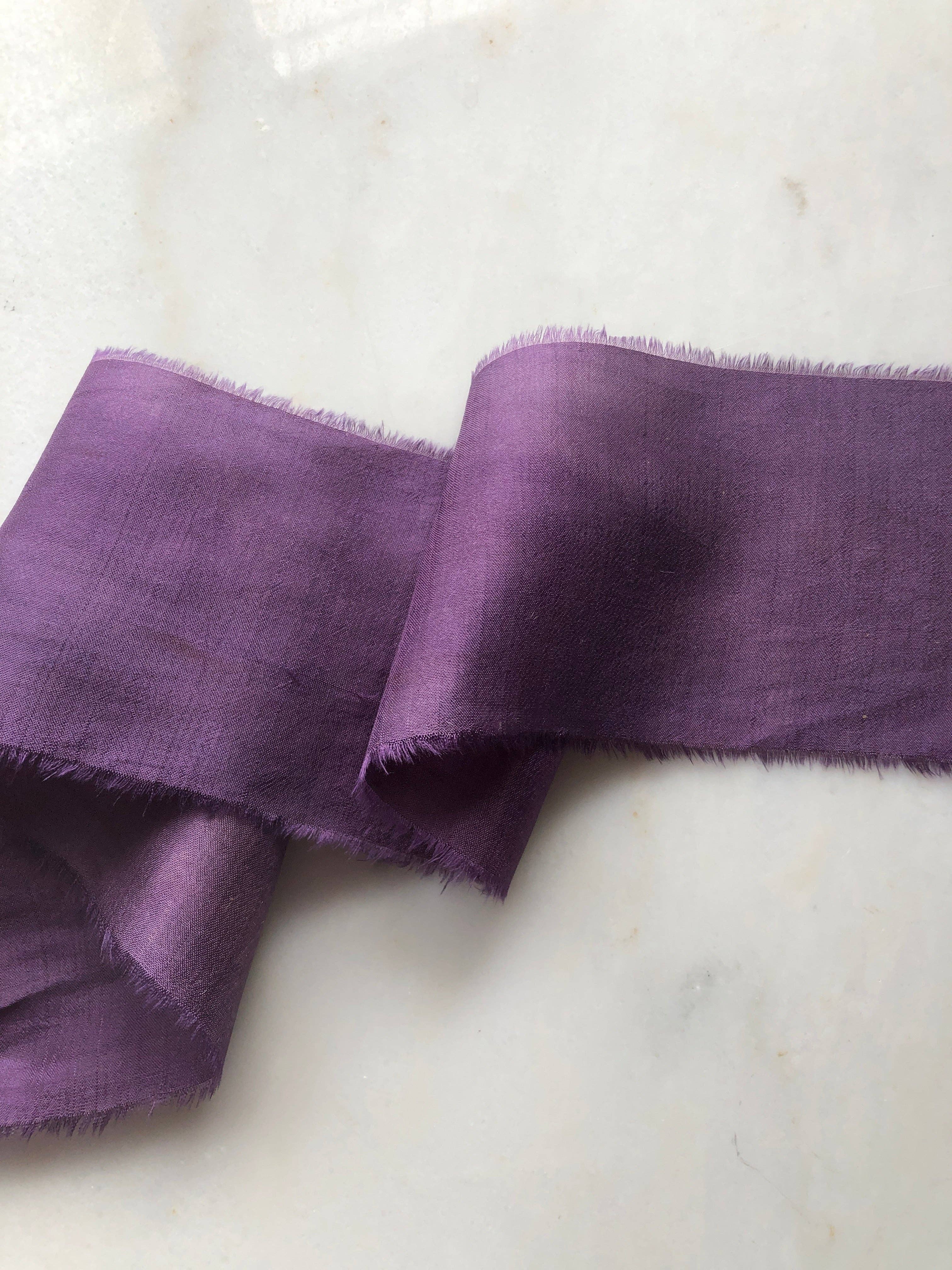 Nettle & Silk - Wholesale Ribbon – Gift wrapping - Upcycled Wide Silk Sari Ribbon5