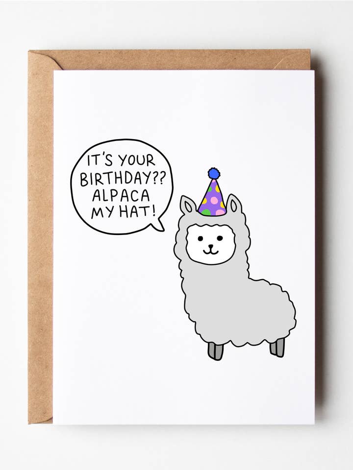 Alpaca My Hat for wholesale by Friends of Henry Paper Co