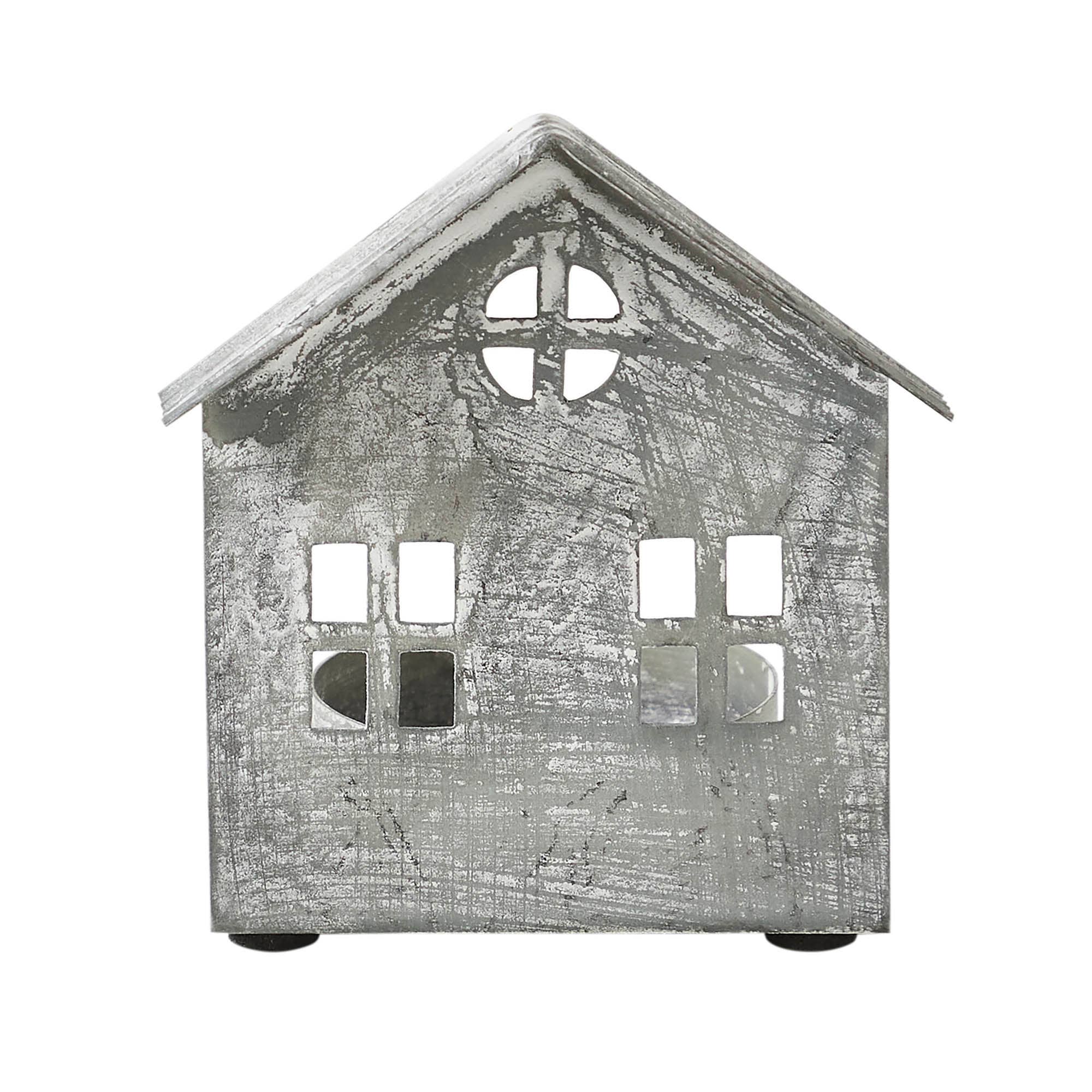 VHC Brands - Wholesale Candle Holder - Tealight Holder Metal Village House G Antique Grey 3.25x2.75x22