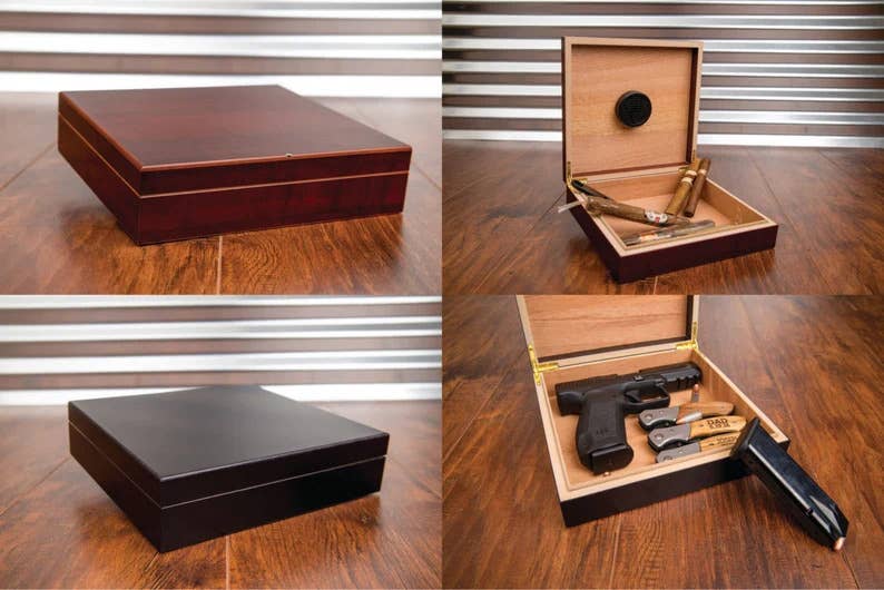 Engrave My Memories - Venta al por mayor Humidificadores/accesorios de puros - Humidor de regalo para padrinos de boda, caja de cigarros Humidor personalizada1