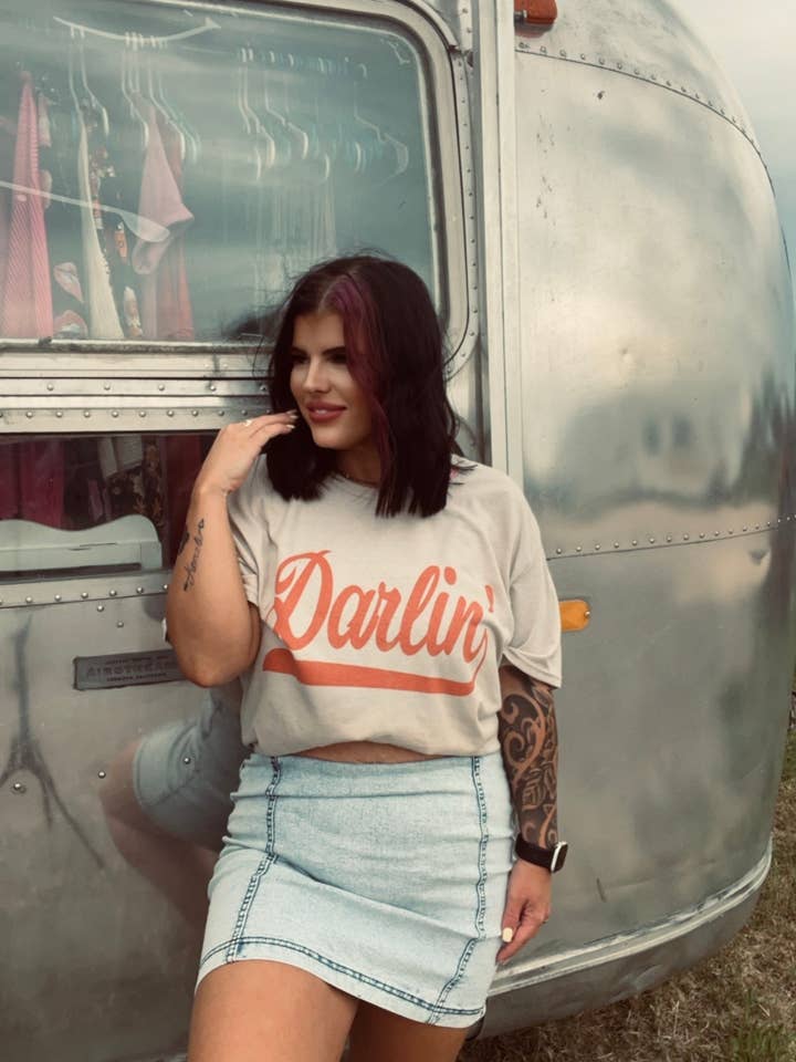 Fringed Outlaw Wholesale - Wholesale Screen Printed T-Shirt - Women's - Darlin