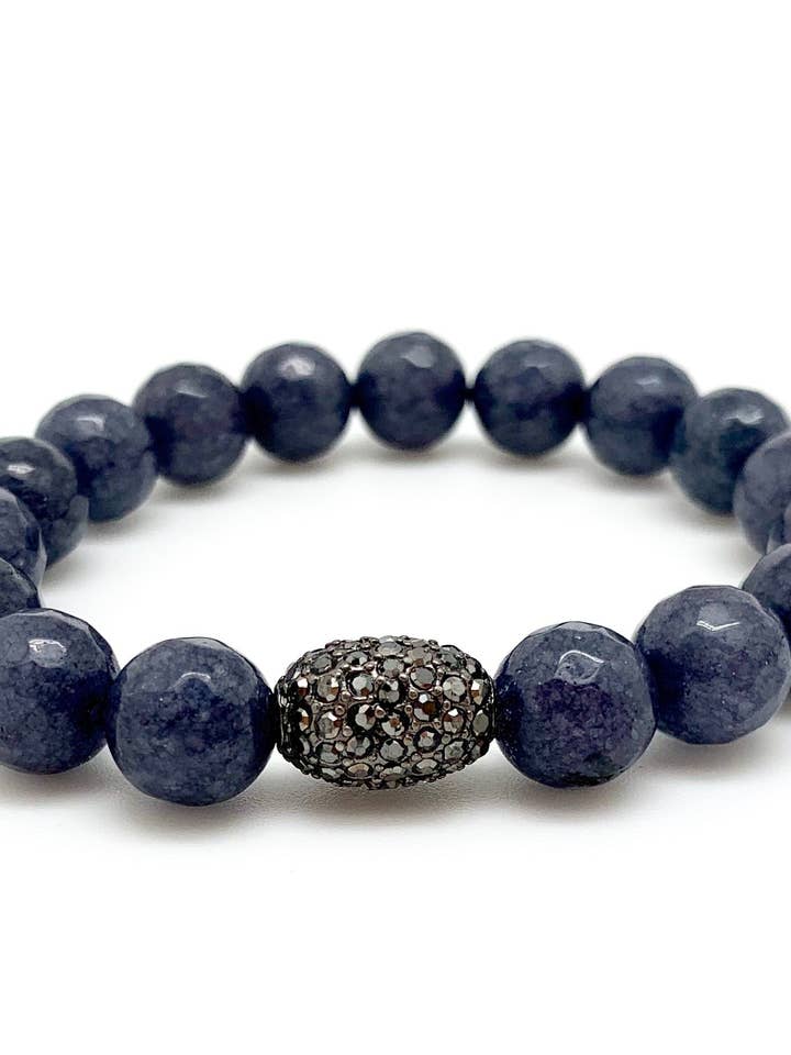 Annie armbånd, blå agat for engroshandel hos In2 design