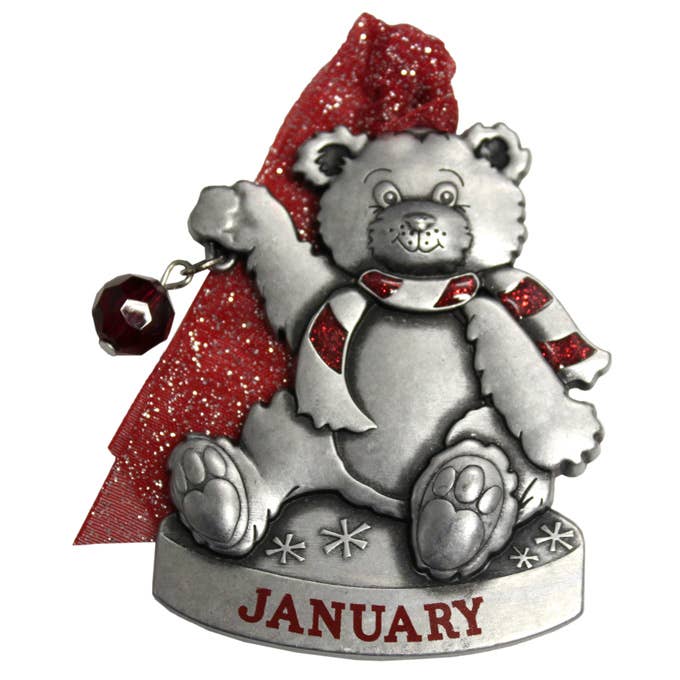 Gloria Duchin - Wholesale Ornament - Birthstone Bear Ornament