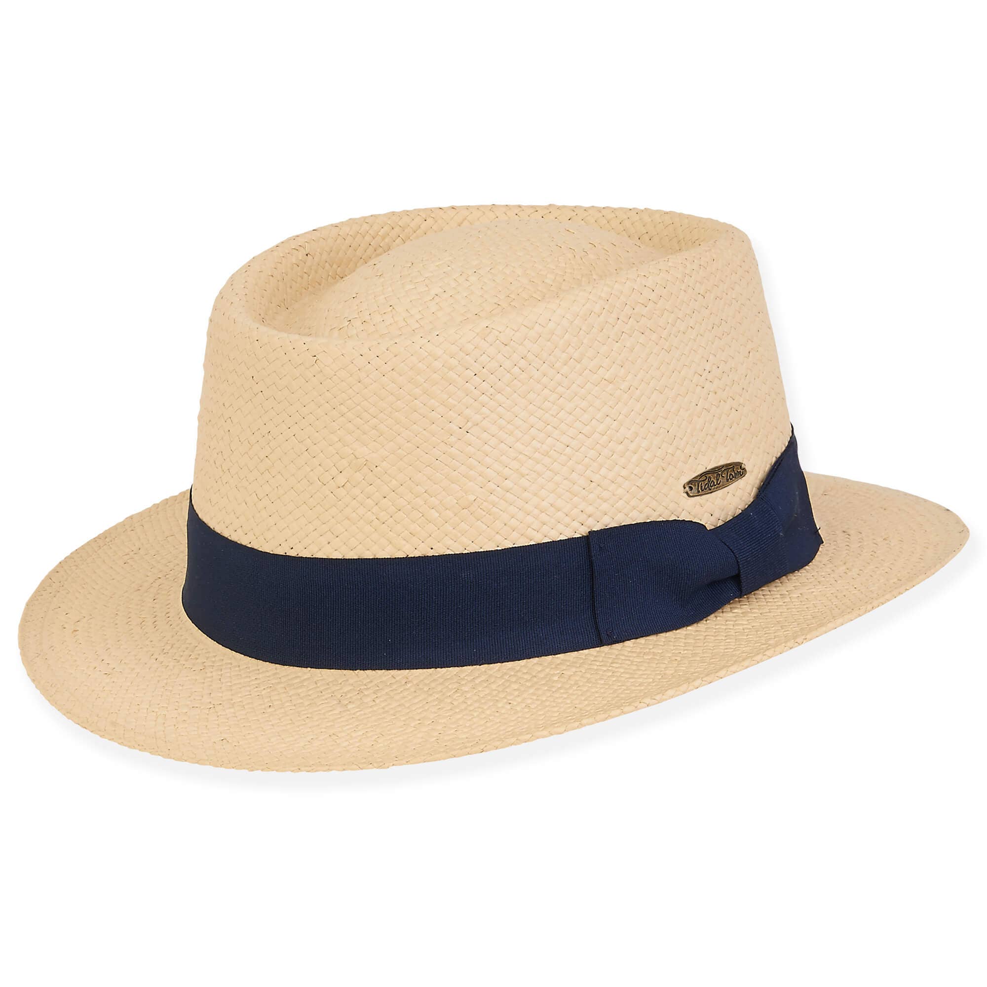 Headwear & Handbag Collections by Sun 'N' Sand - Wholesale Straw Hat - Men's - Natural, Paperstraw Pork Pie0